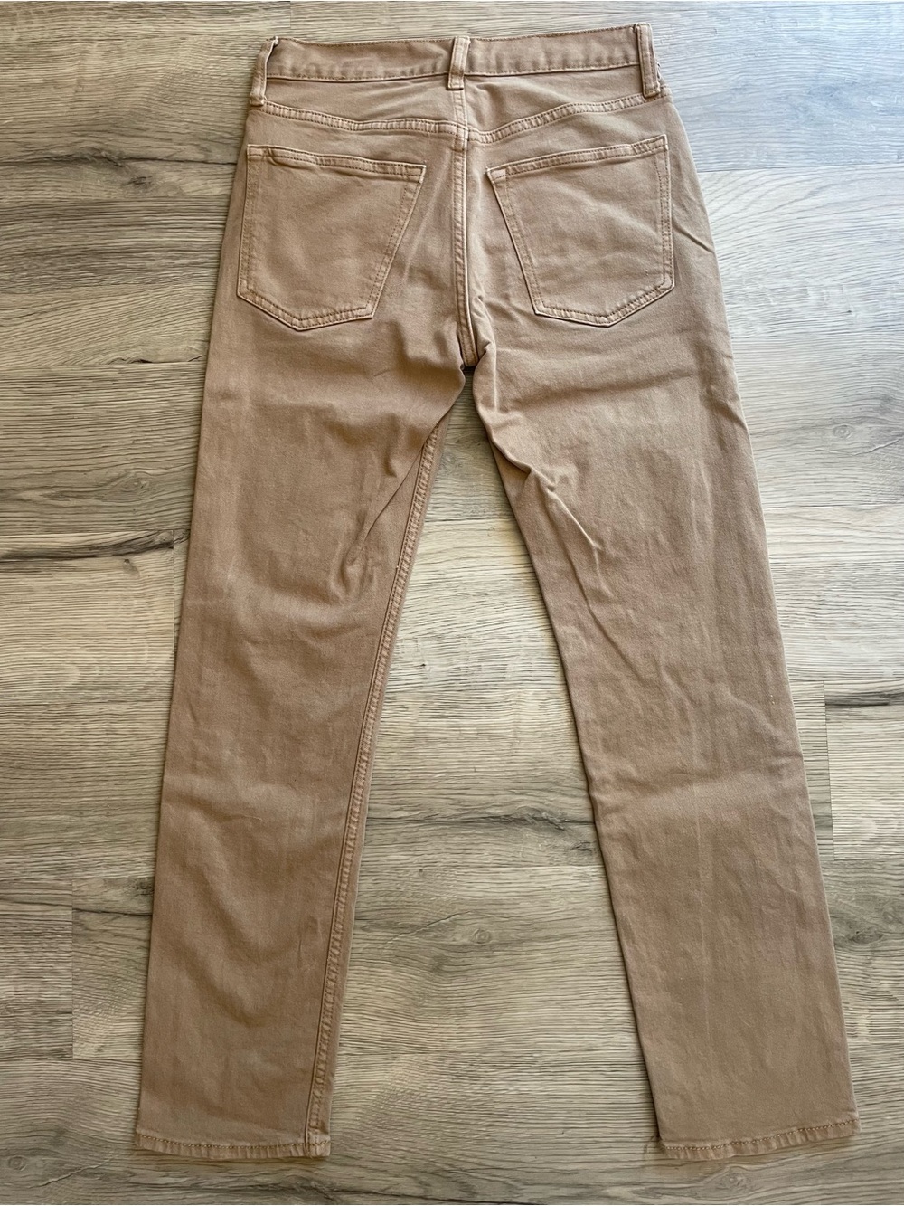 Old Navy | Slim Built-in-Flex Five Pocket Pants for Men | Dark Khaki | 26x30 - Picture 7 of 9